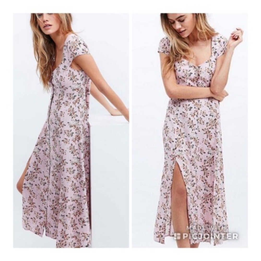 MINKPINK Floral Midi Dress